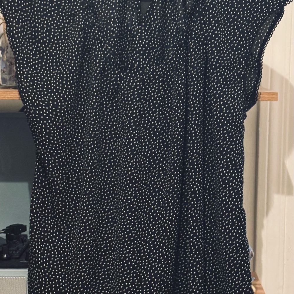 Black and White Polka Dot Dress